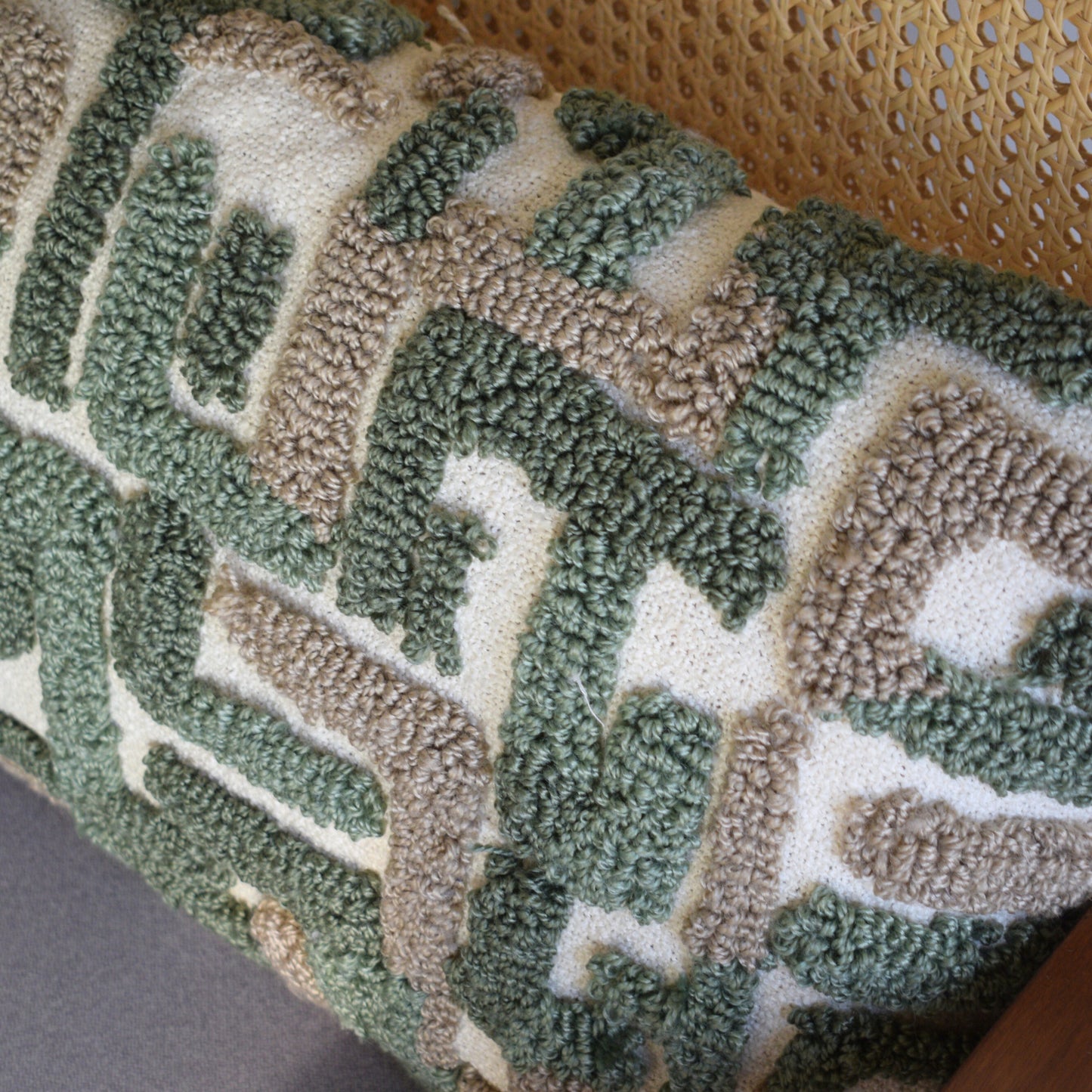 Forest Vein Cushion Cover (Green)