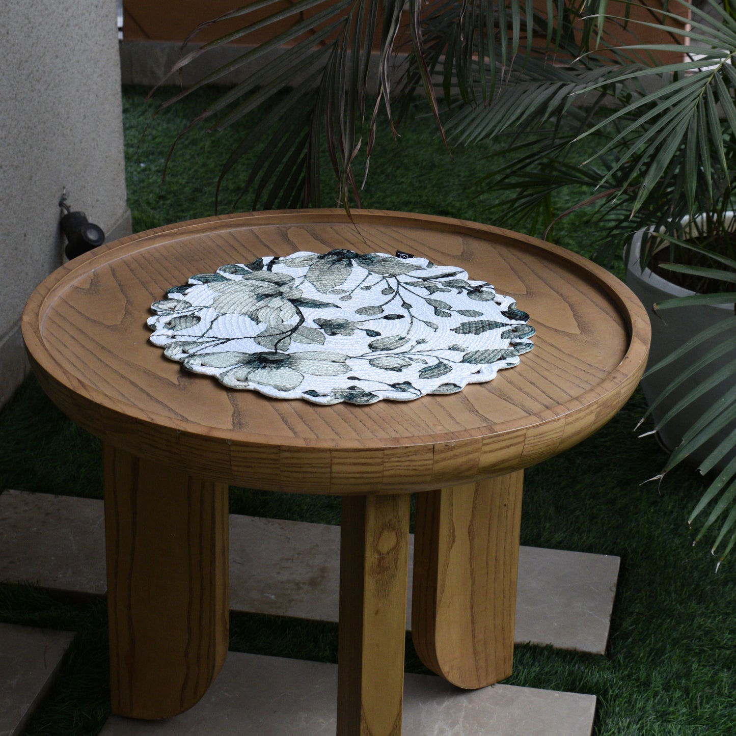 Scallop Bloom Table Mat (Fauna-Green)