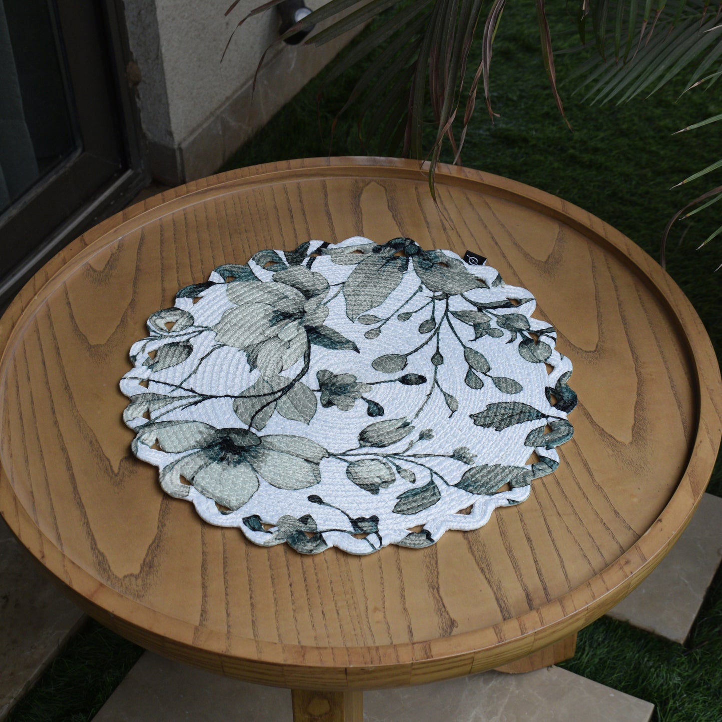 Scallop Bloom Table Mat (Fauna-Green)