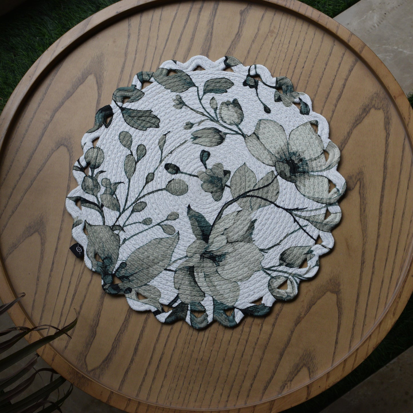 Scallop Bloom Table Mat (Fauna-Green)