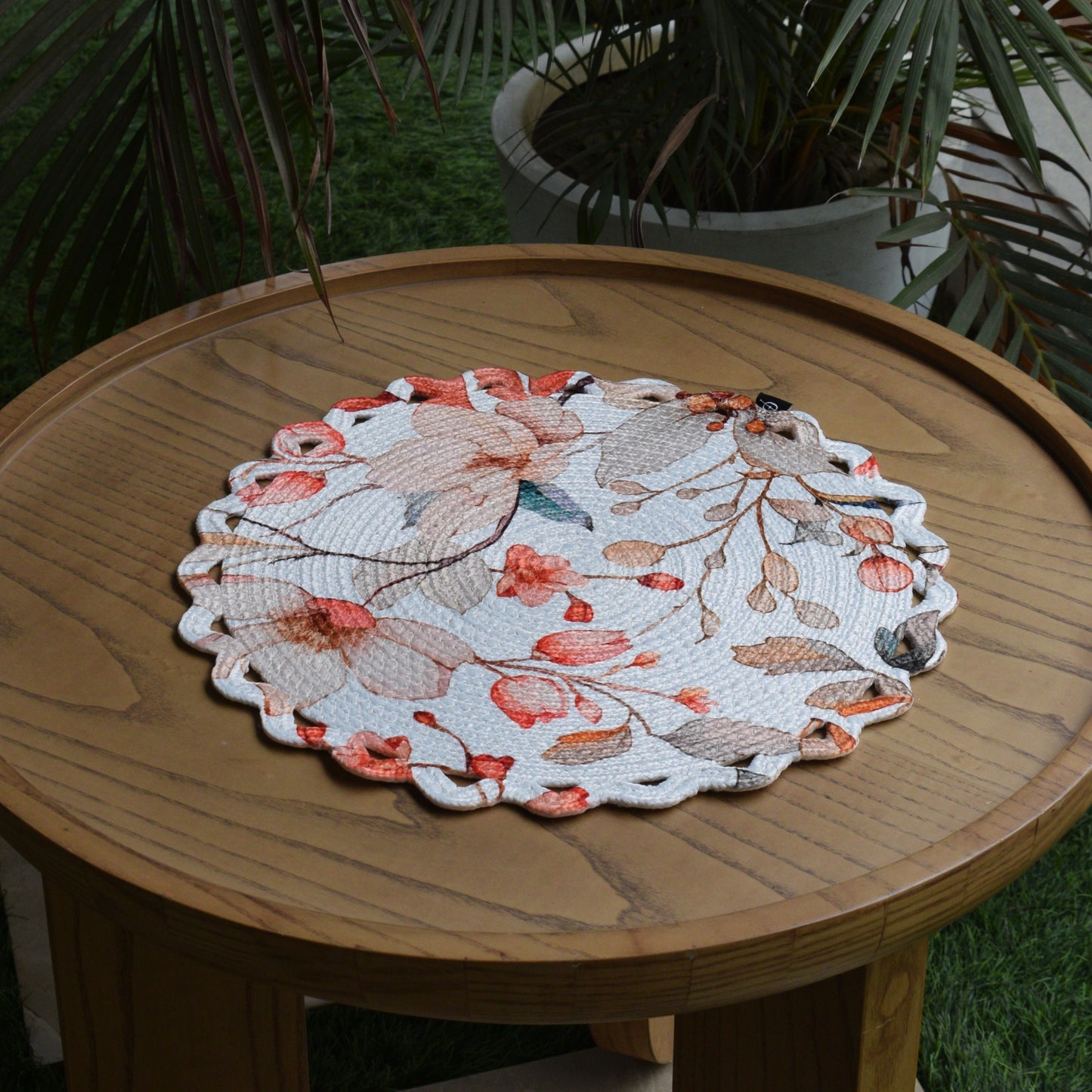 Scallop Bloom Table Mat (Fauna-Peach)