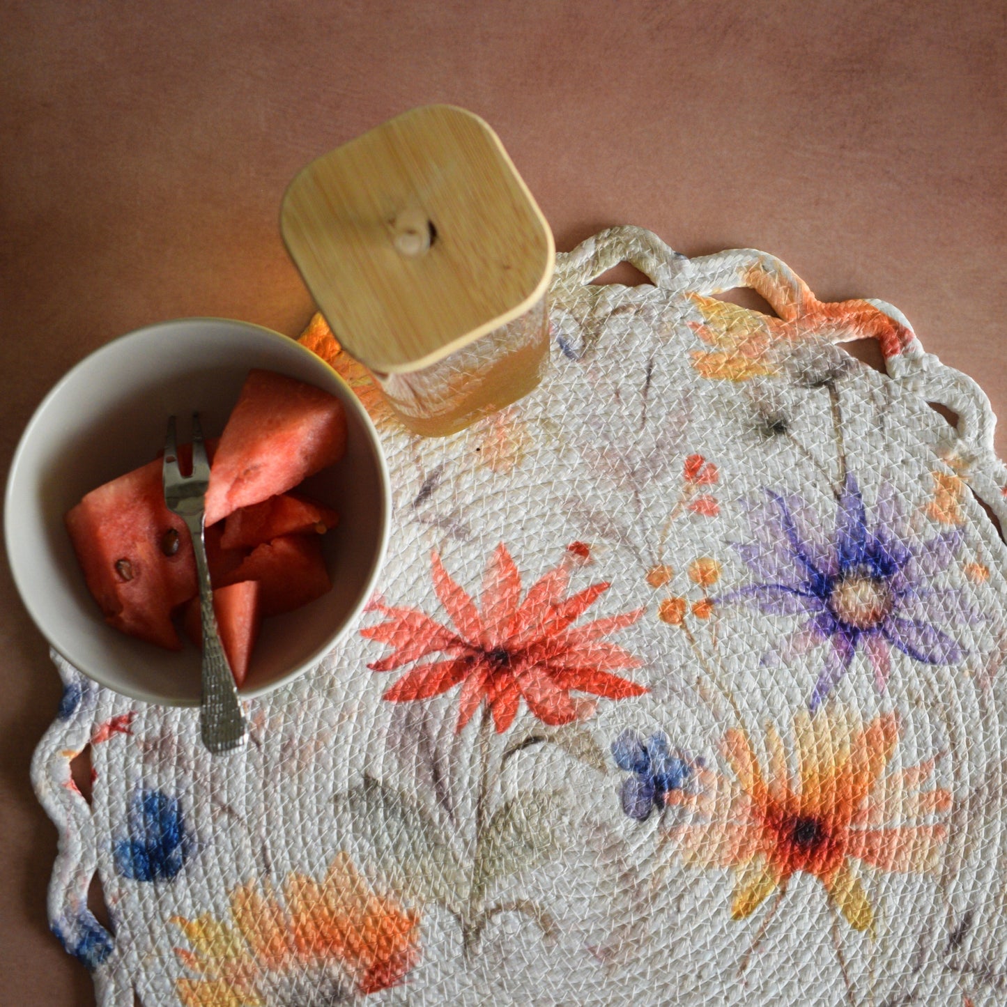 Scallop Bloom Table Mat (Multi)