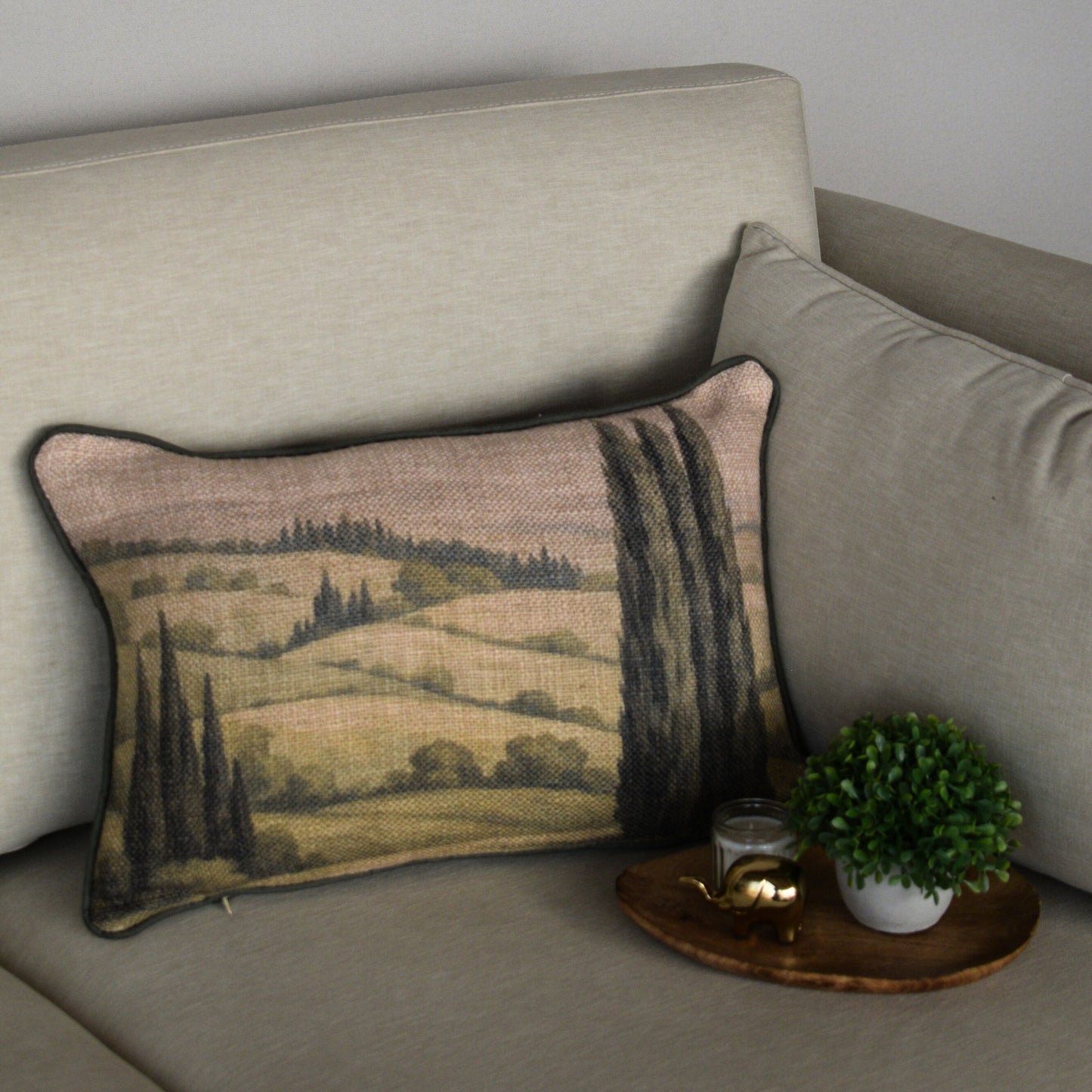 Sunlit Slopes Cushion Cover