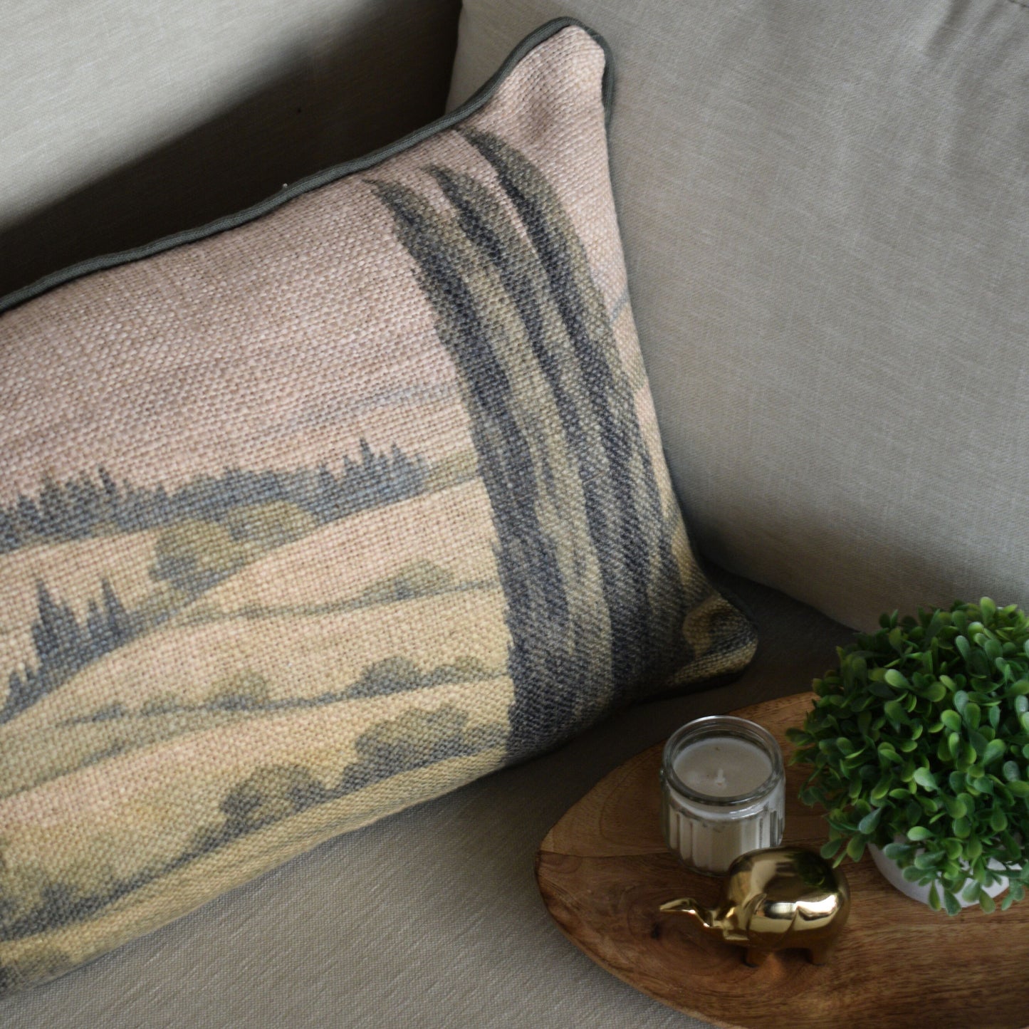 Sunlit Slopes Cushion Cover