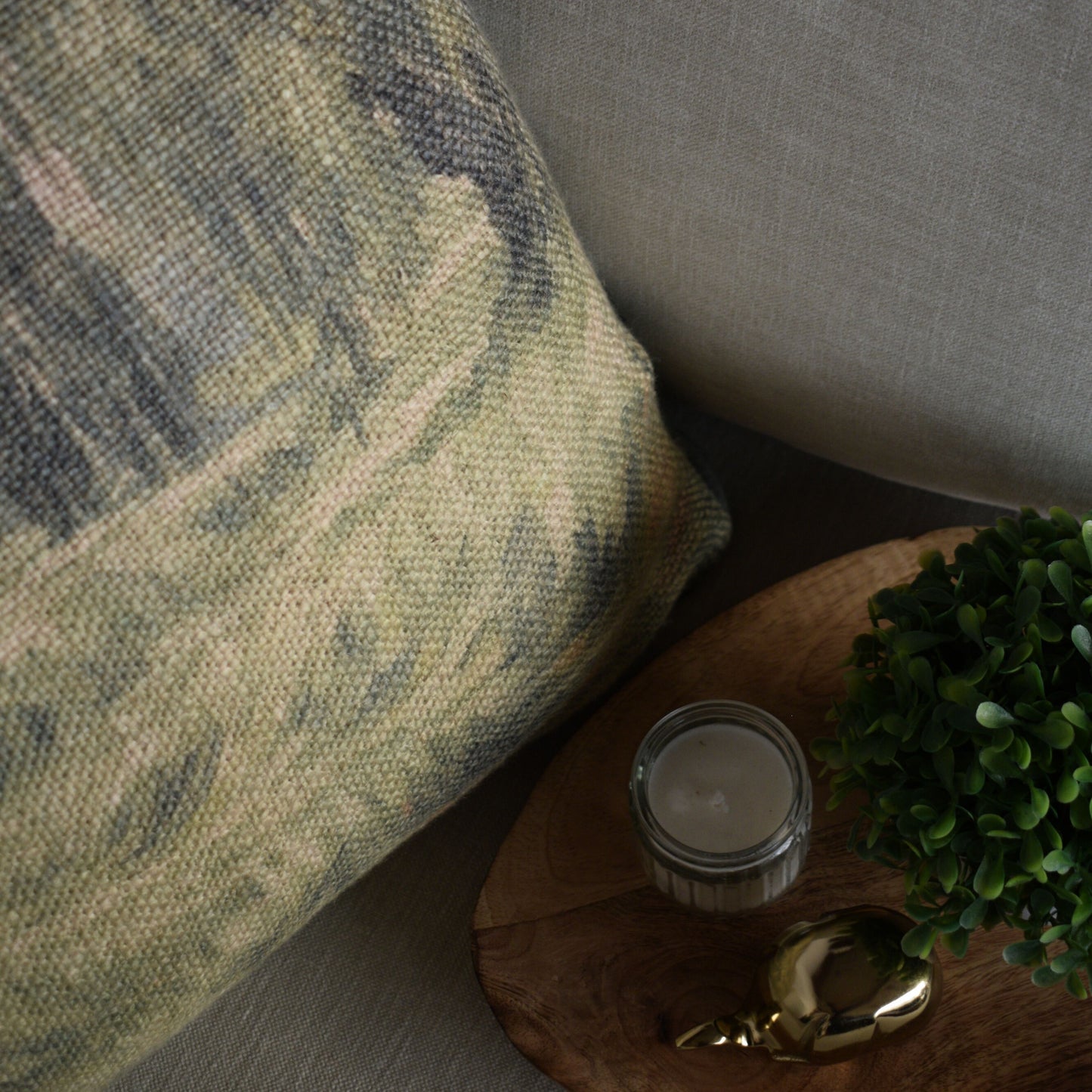 Brushstroke Bloom Cushion Cover