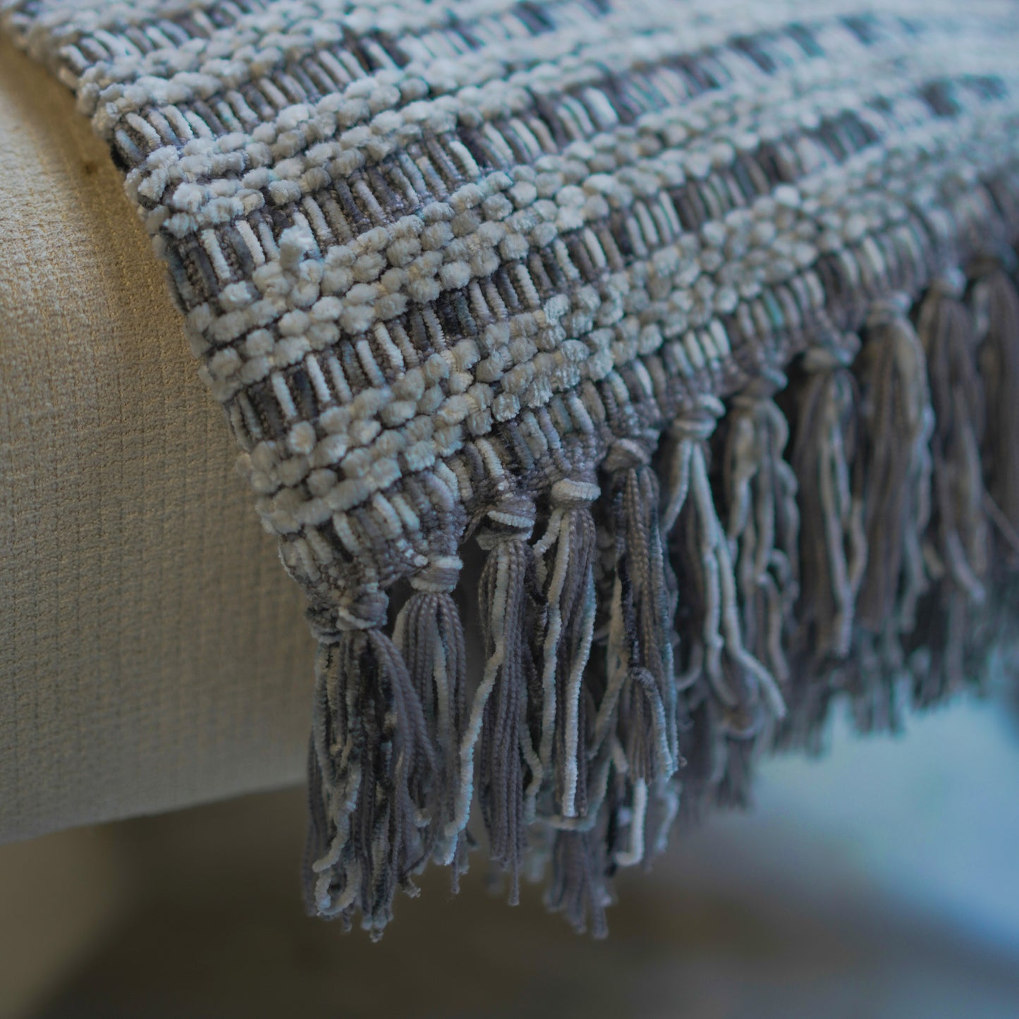 Hearth Hug (Grey) Cushion Cover