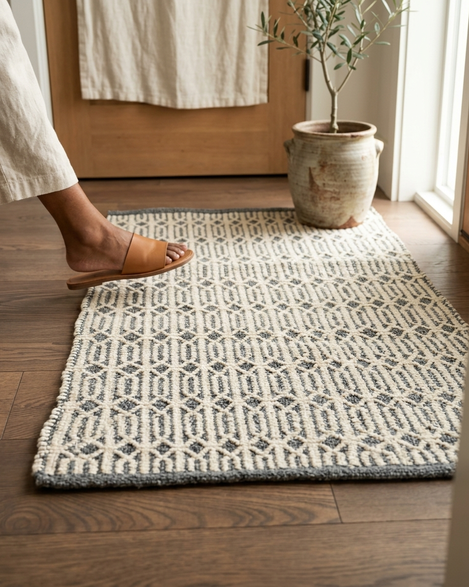 Lattice Handloom Rug