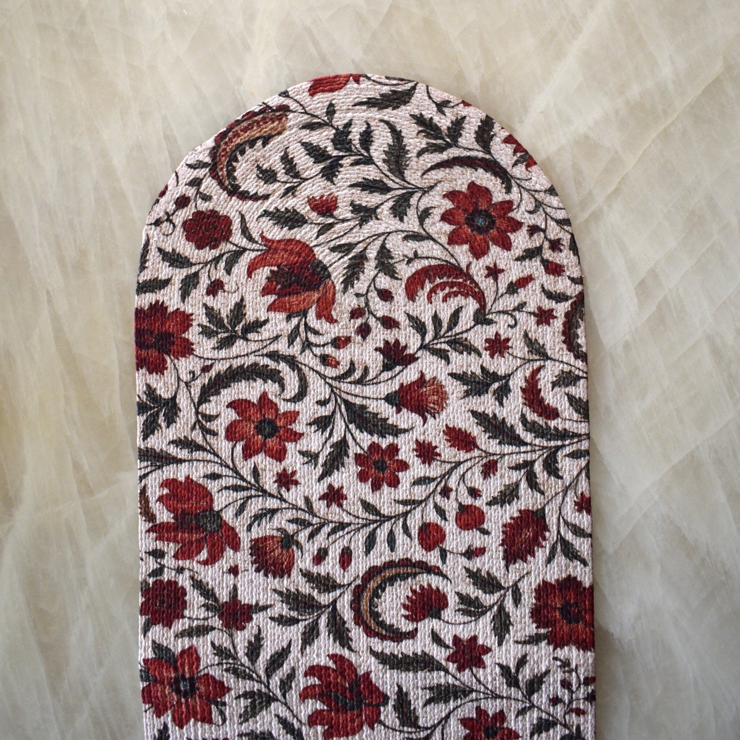 Anaya Aura - Oval Table Runner (Maroon)
