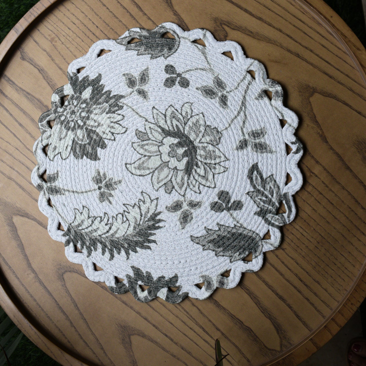 Scallop Bloom Table Mat (Flora-Green)
