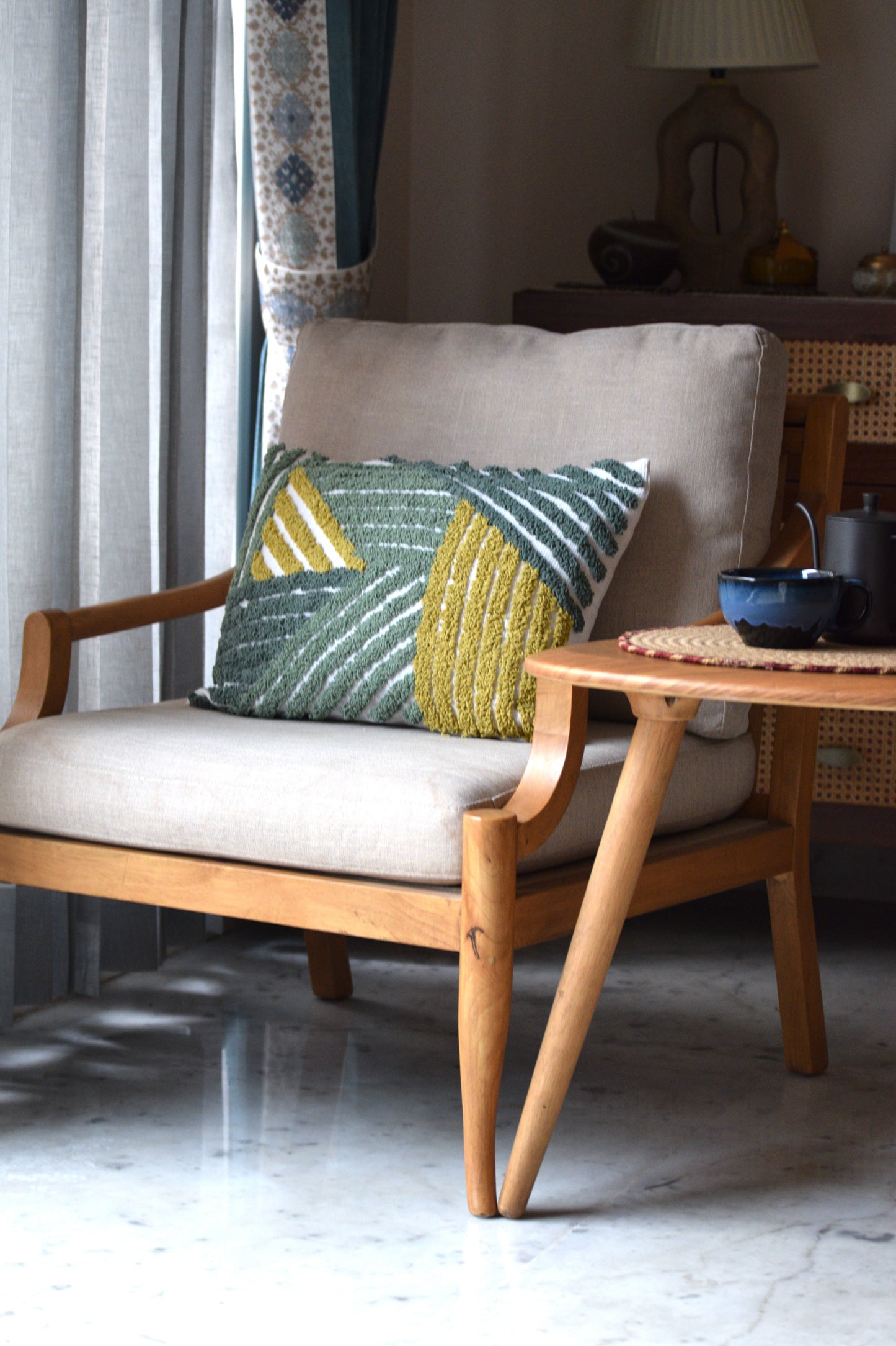 Terrain Cushion Cover (Green)
