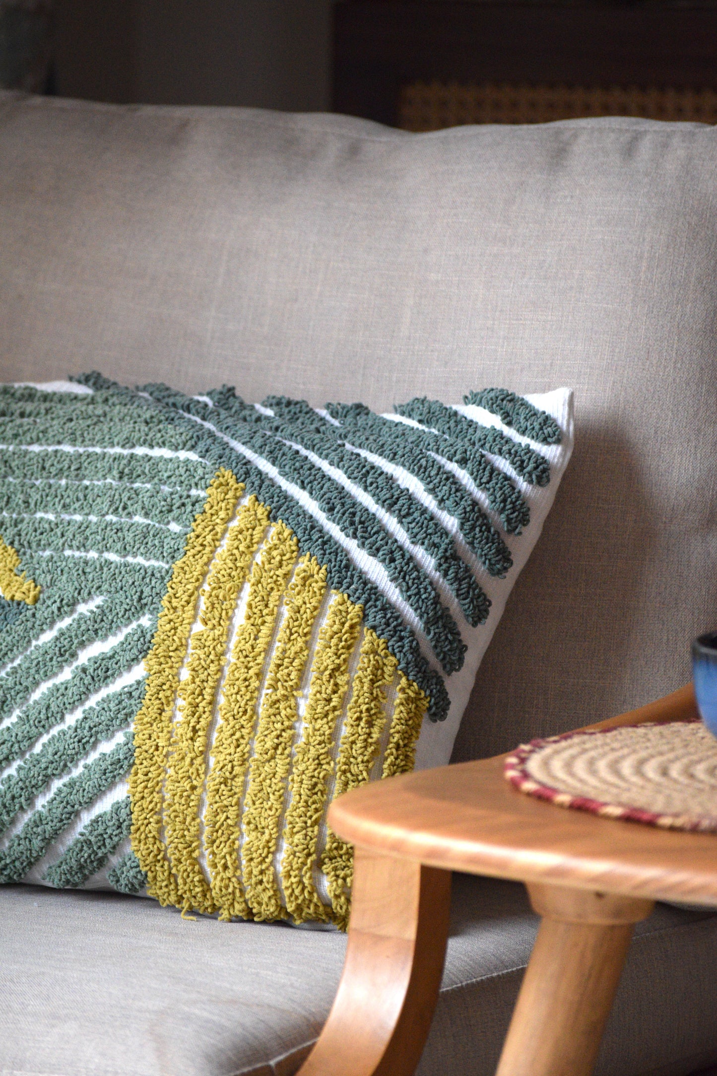 Terrain Cushion Cover (Green)