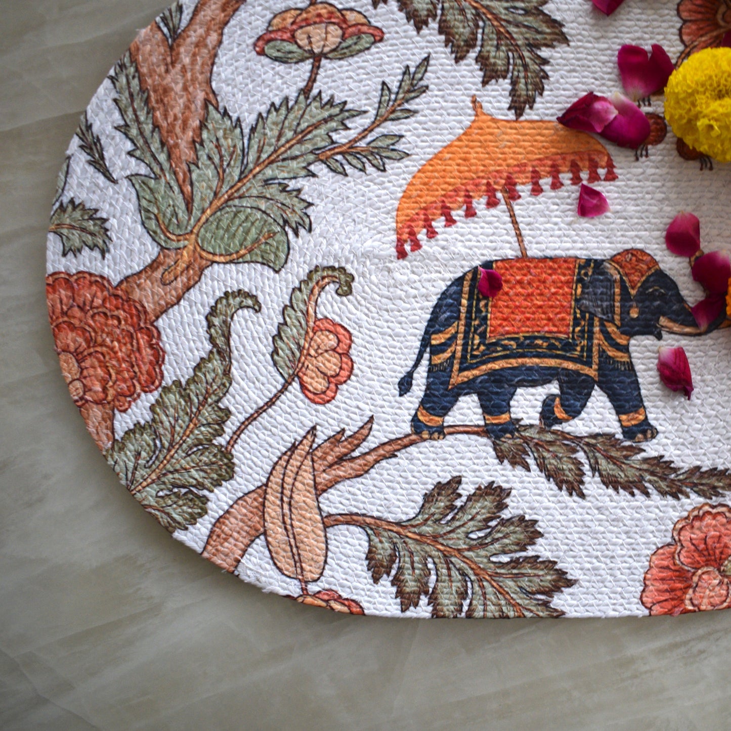 Anaya Aura - Oval Mat (Elephant)