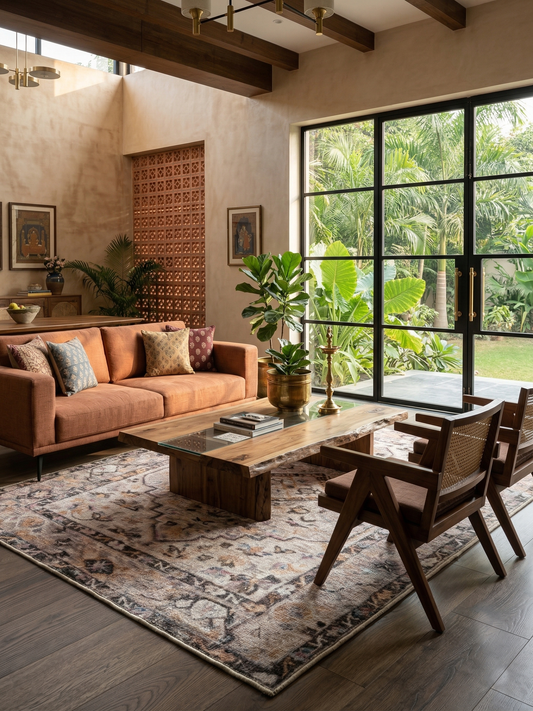 Sandstone Diamond Rug