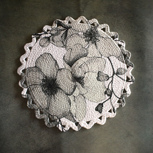 Scallop Bloom Table Mat (Sage)