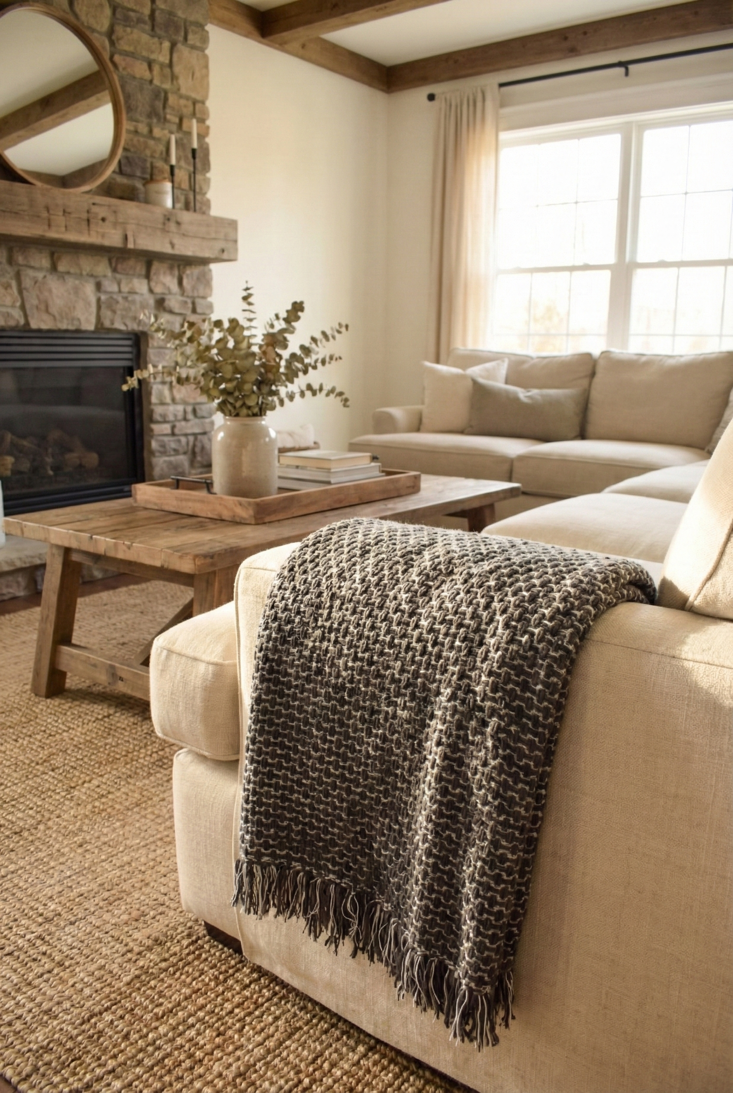 Hugger Throw Blanket - Charcoal