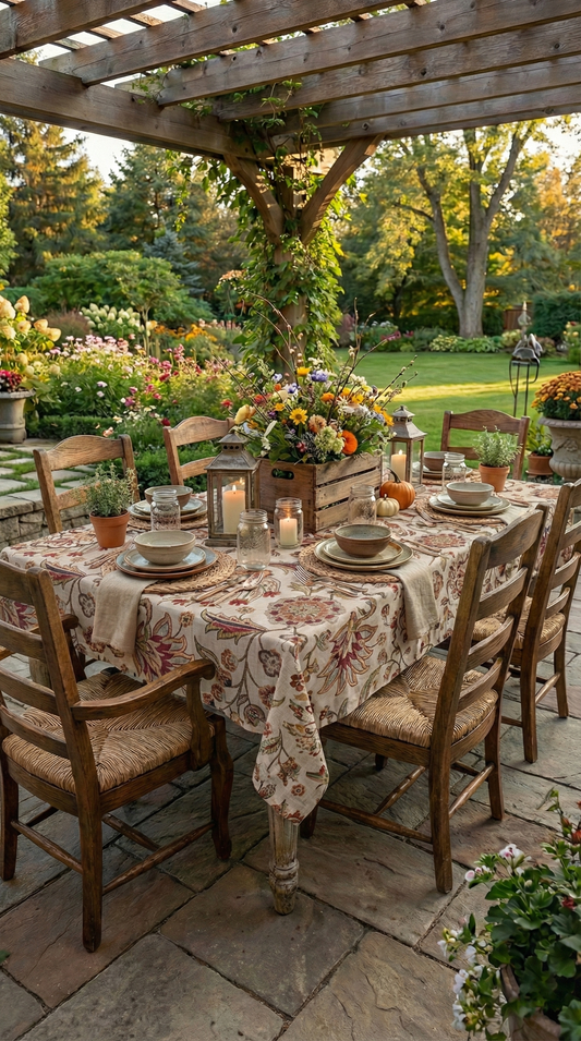 Country Meadow Fable Table Cloth