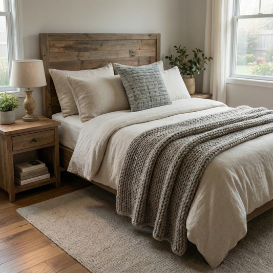 Hearth Hug (Grey) Cushion Cover