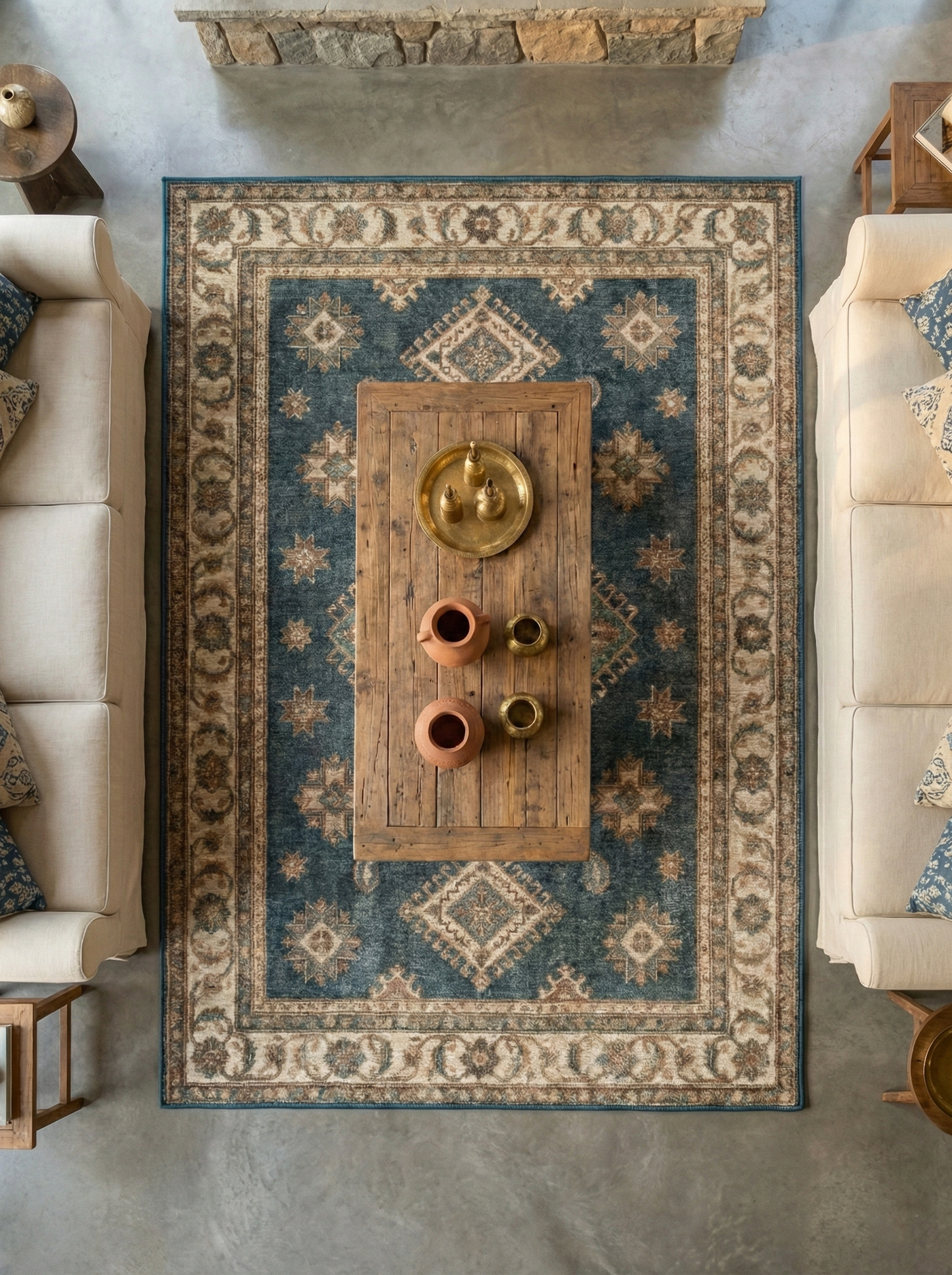 Verdigris Atlas Rug