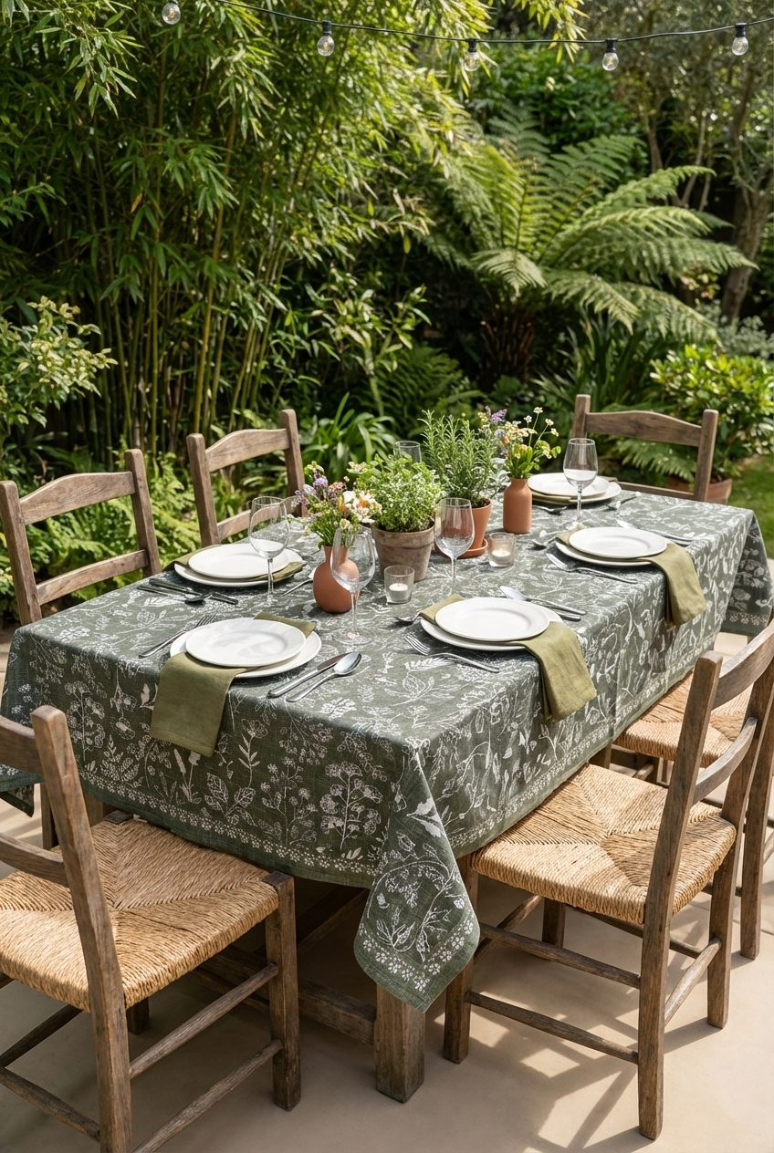 Botanical Breeze Table Cloth