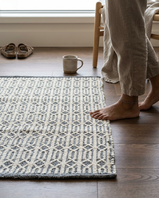Lattice Handloom Rug