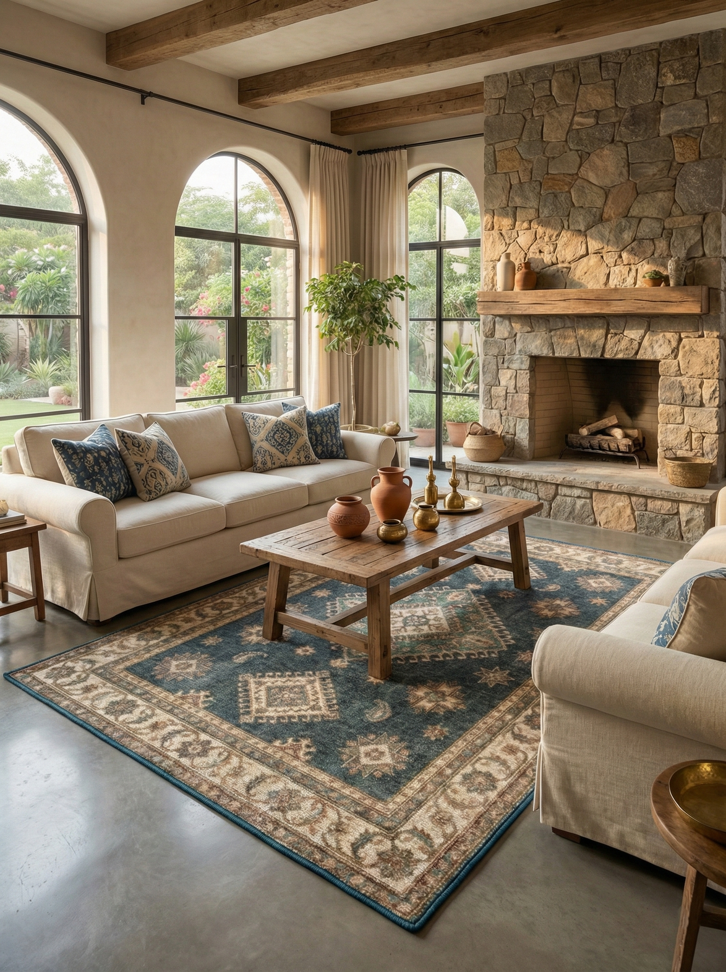 Verdigris Atlas Rug