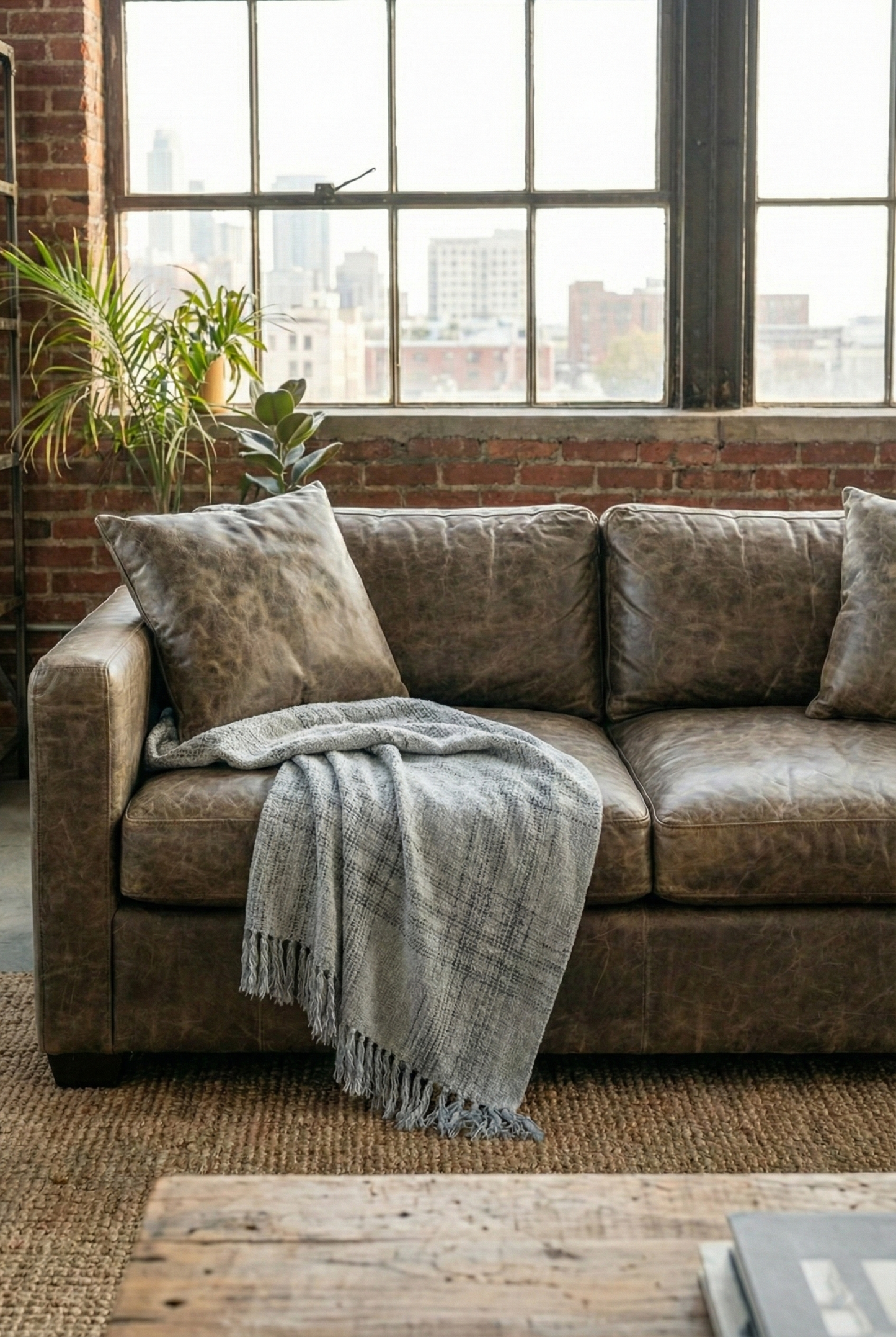 Faye Throw Blanket - Grey