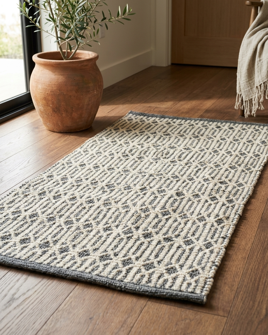 Lattice Handloom Rug