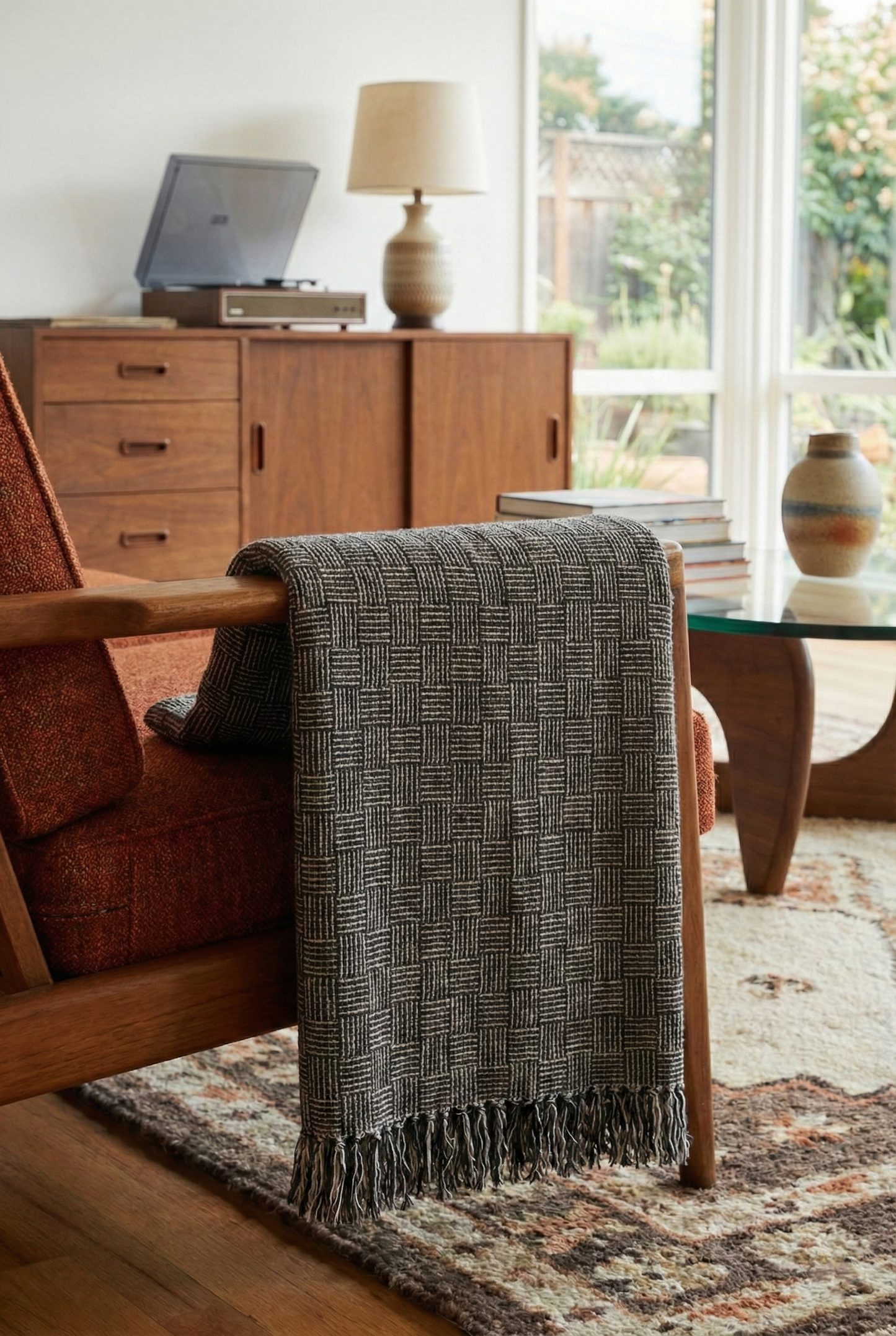 Velora Throw Blanket (Charcoal)