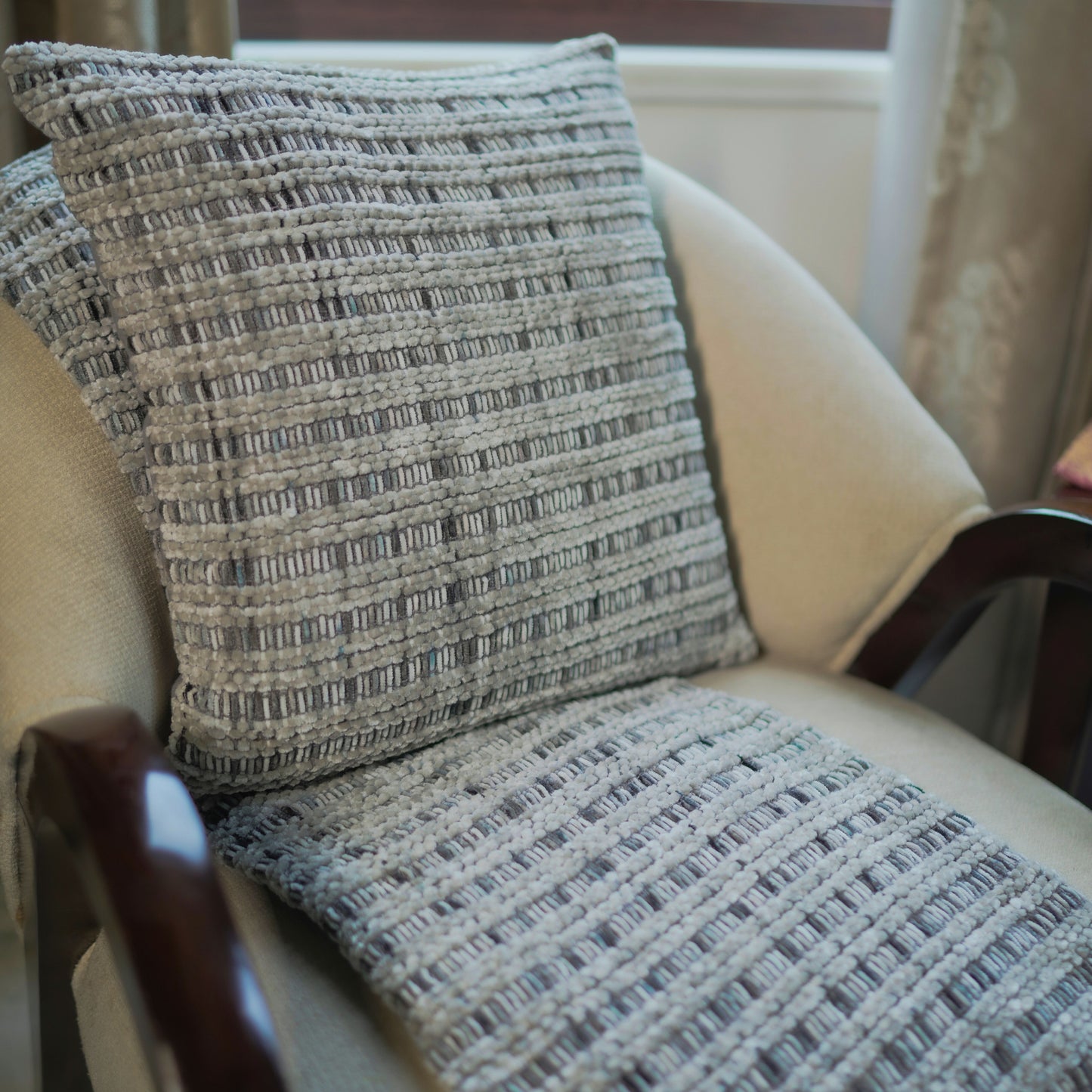 Hearth Hug (Grey) Cushion Cover