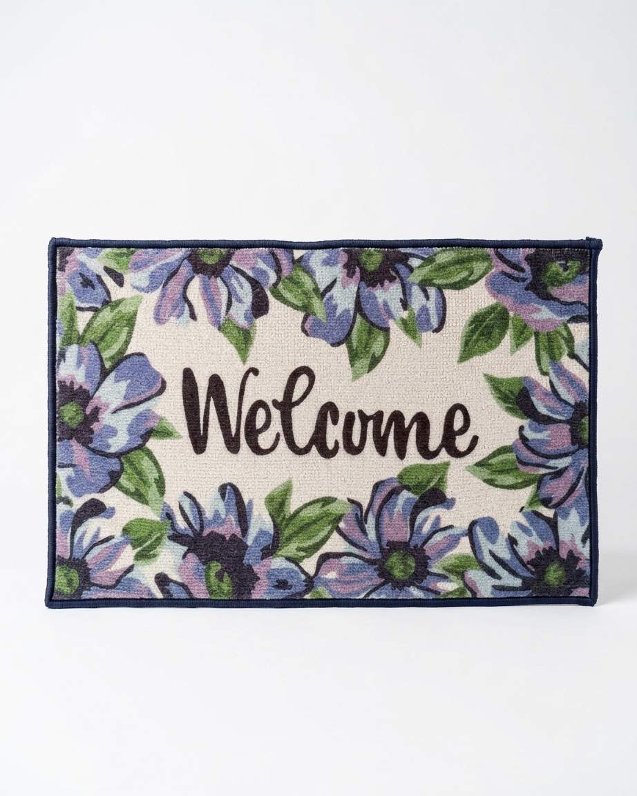 Indigo Welcome Doormat