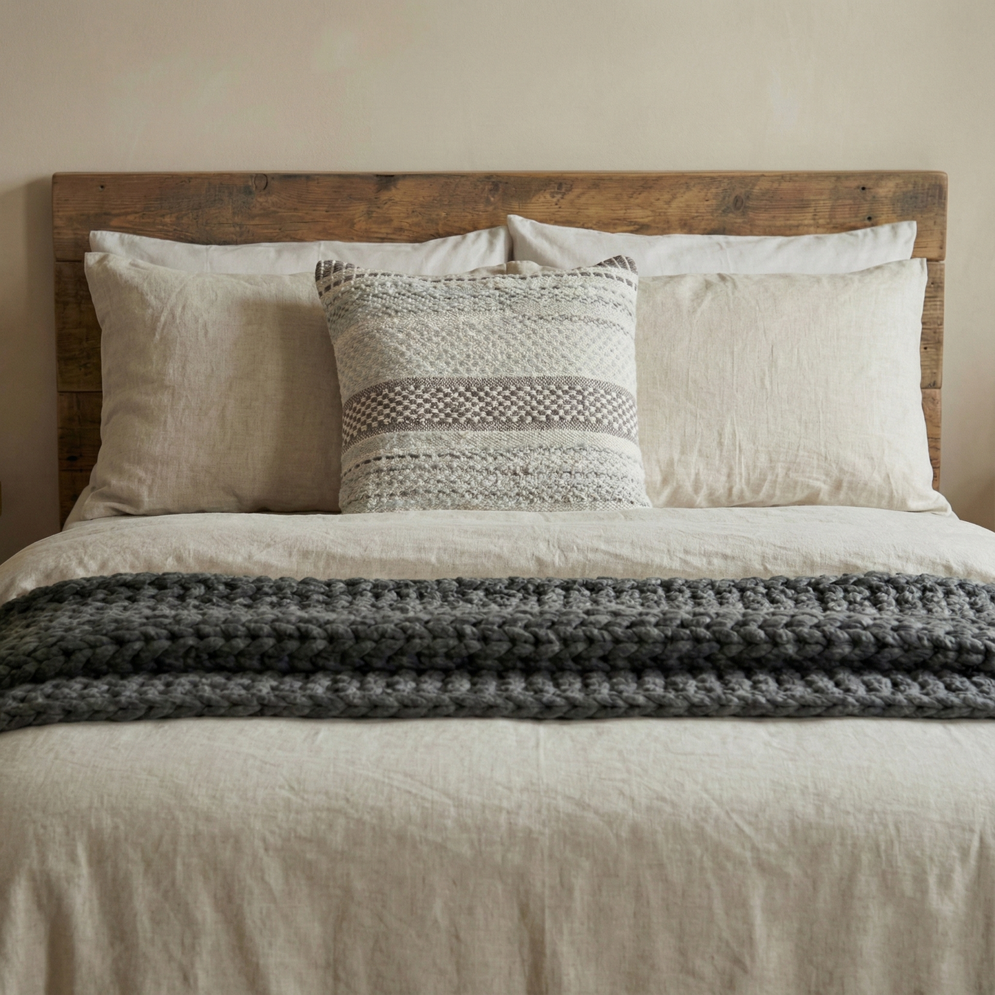 Cozy Cocoon (Grey) Cushion Cover