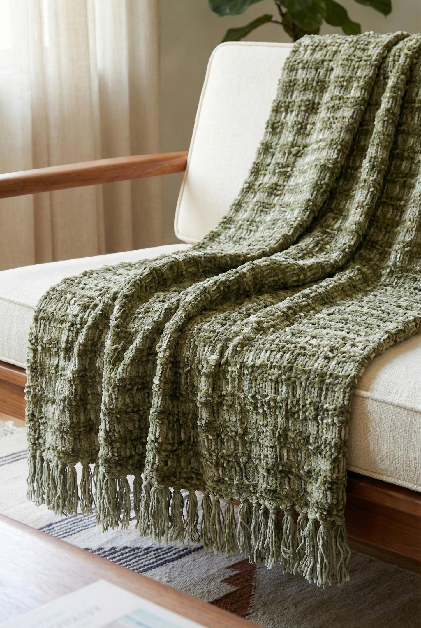 Hearth Hug Throw Blanket (Olive)