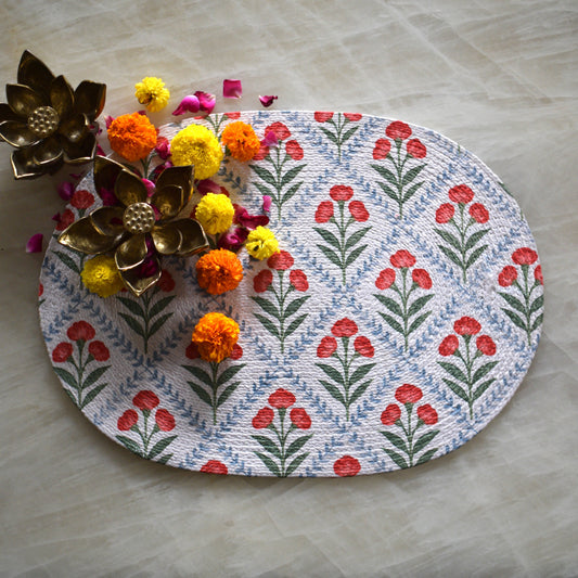 Anaya Aura - Oval Mat (Tulip)