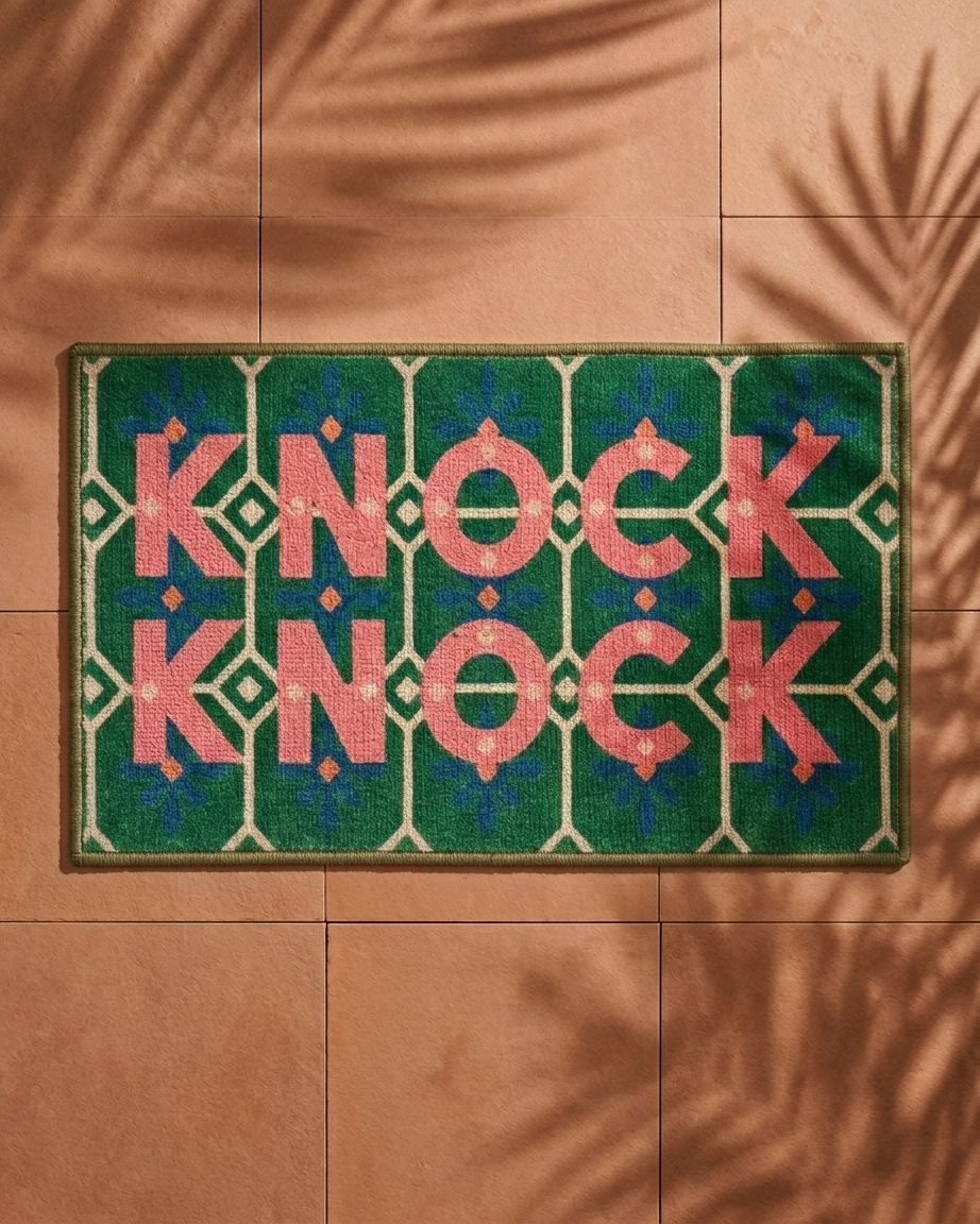 Knock Knock Doormat
