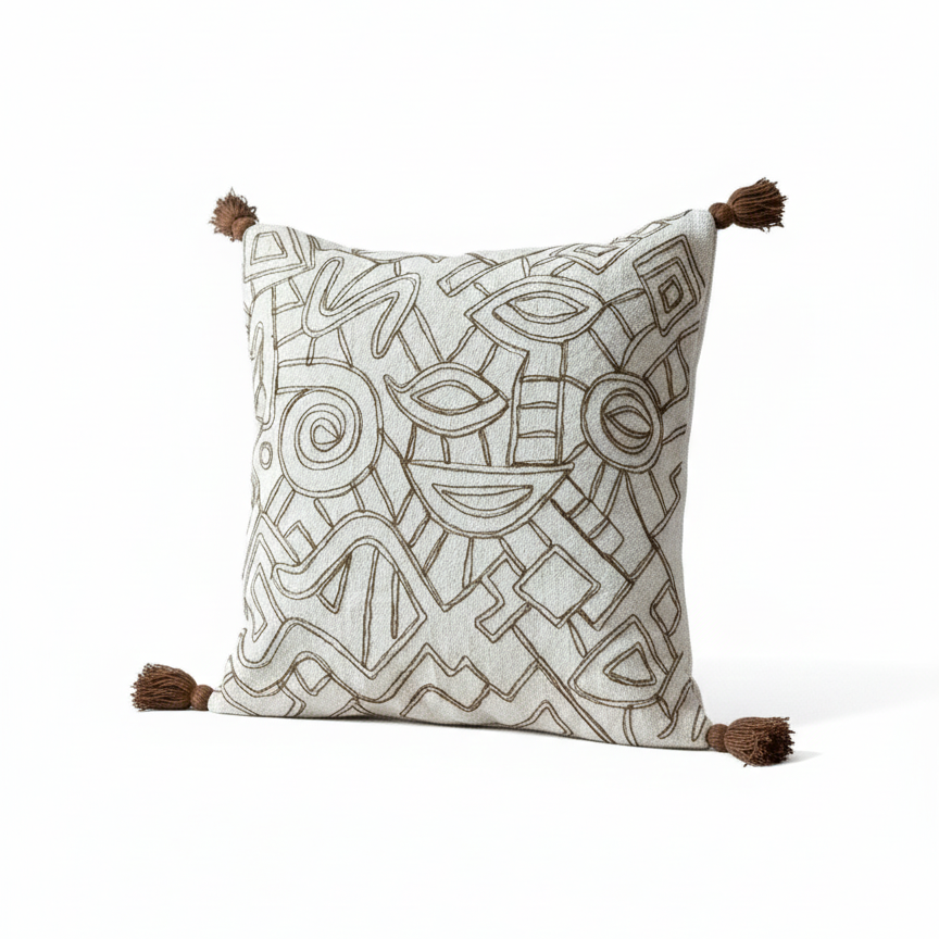Artisan Scribble Cushion Cover