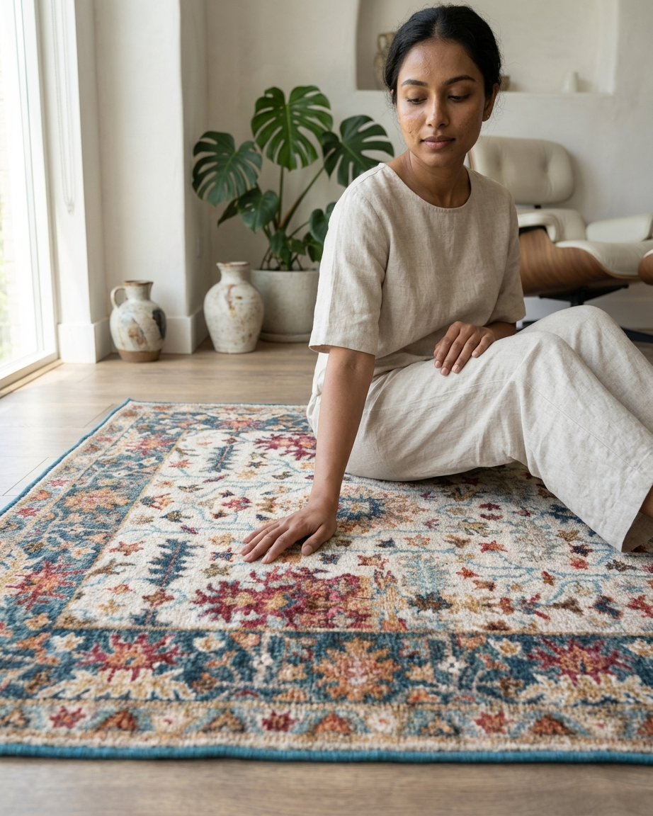 Azure Oushak Rug
