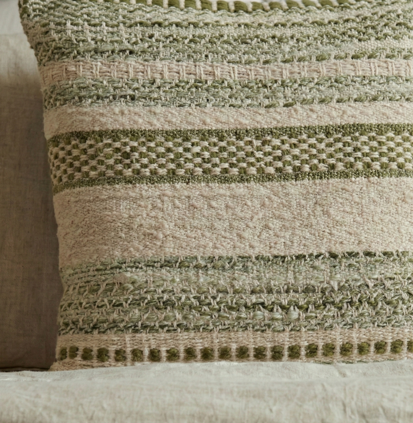 Cozy Cocoon (Olive) Cushion Cover