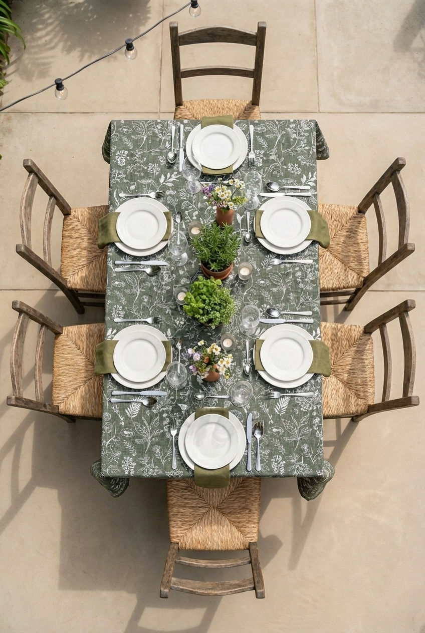 Botanical Breeze Table Cloth
