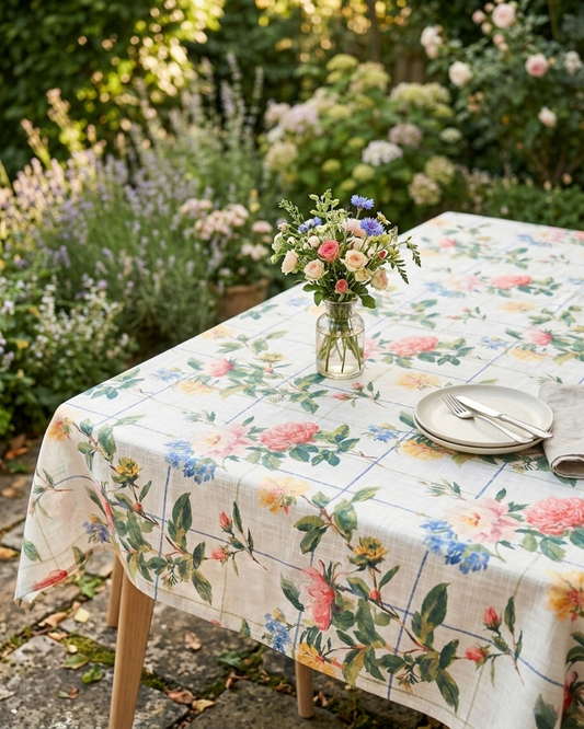 Trellis Bloom Table Cloth