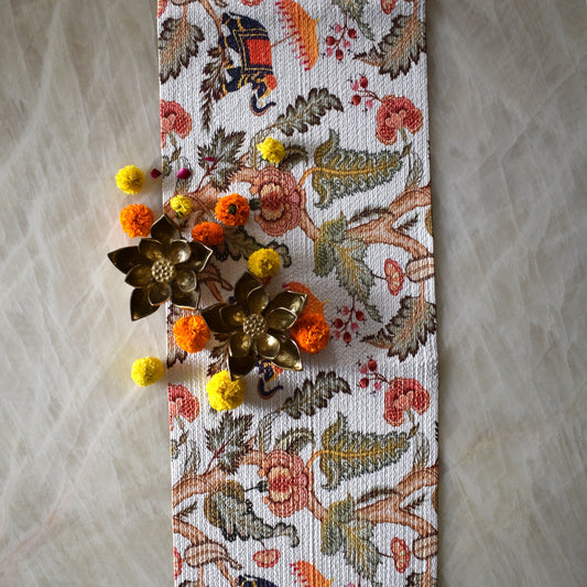 Anaya Aura - Oval Table Runner (Elephant)