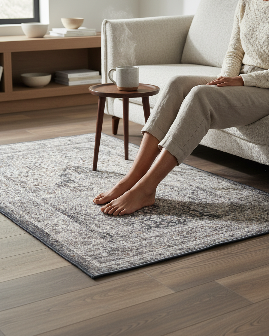 Antique Carbon Rug