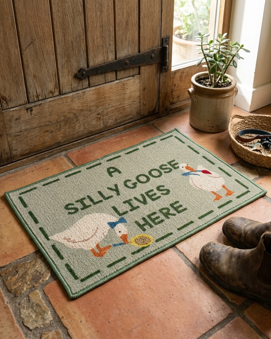 Silly Goose Doormat