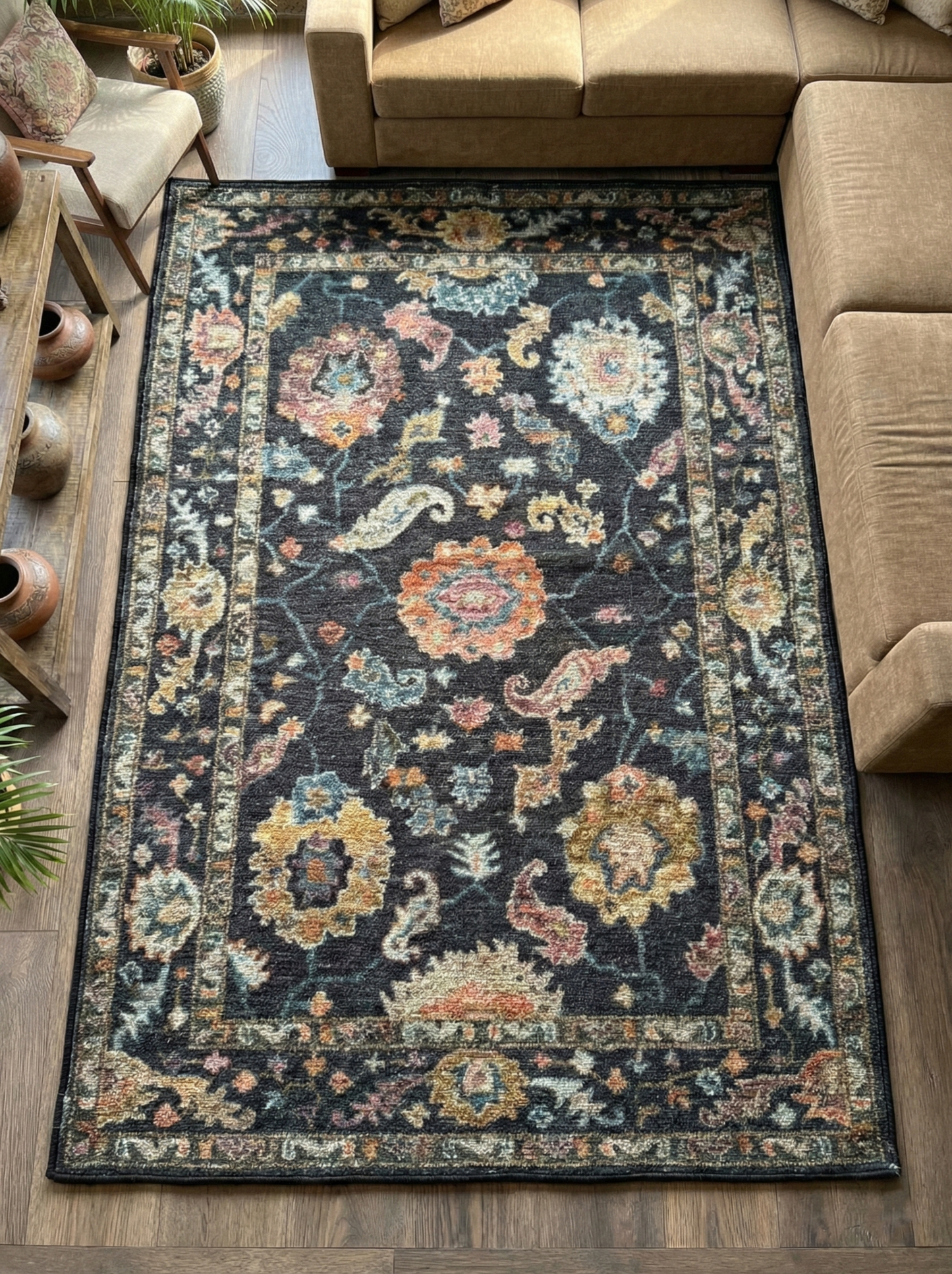 Midnight Dahlia Rug