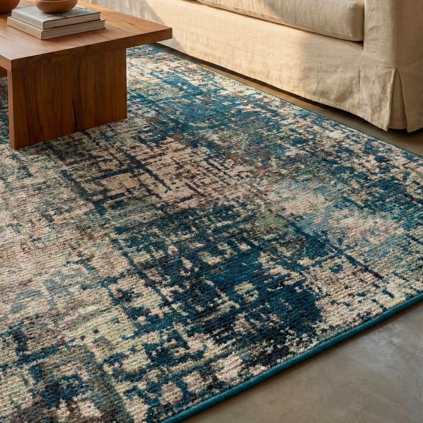 Azure Patina Rug