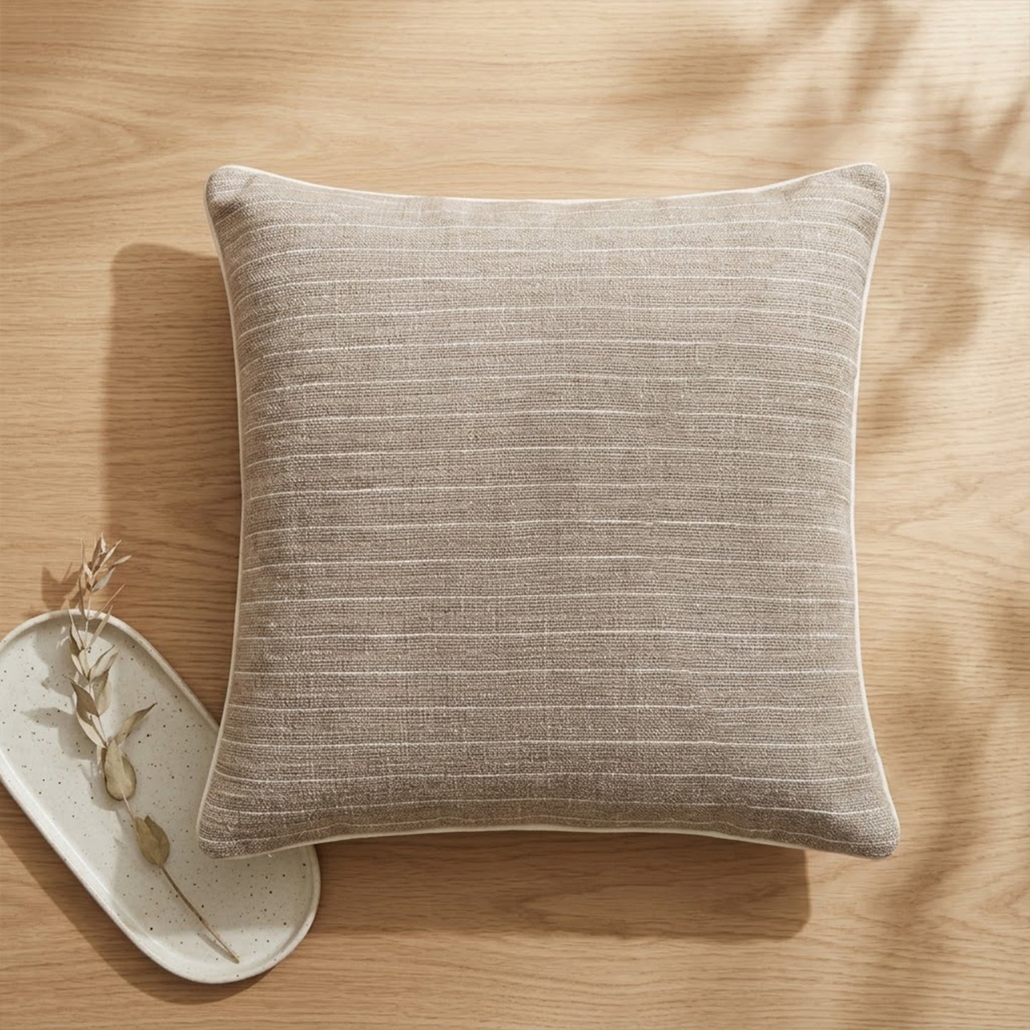 Linen Furrow Cushion