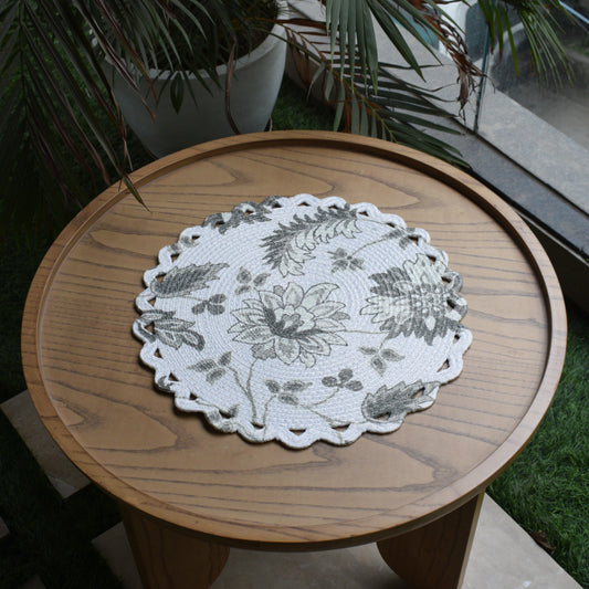 Scallop Bloom Table Mat (Flora-Green)