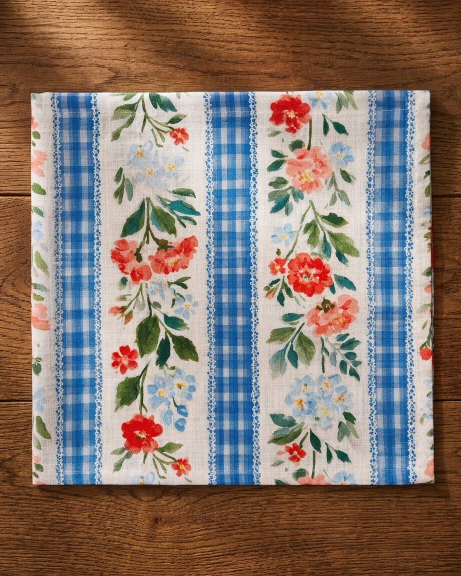 Gingham Garden Table Cloth