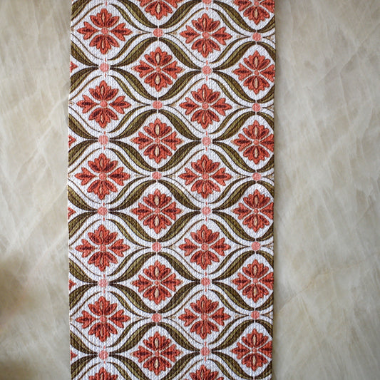 Anaya Aura - Oval Table Runner  (Peach)