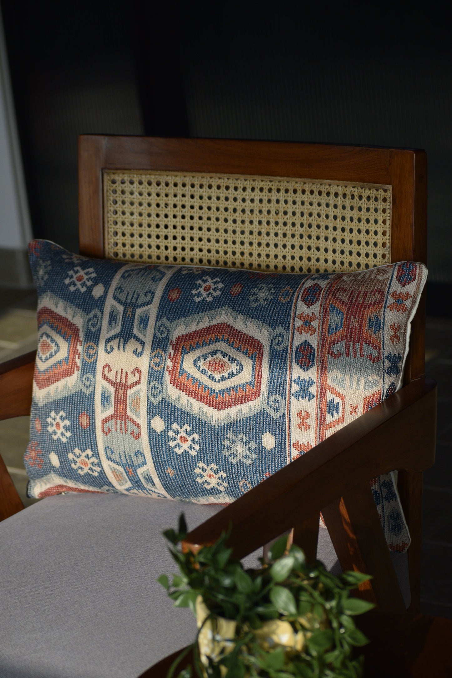 Soumak- The Kilim Cushion Cover