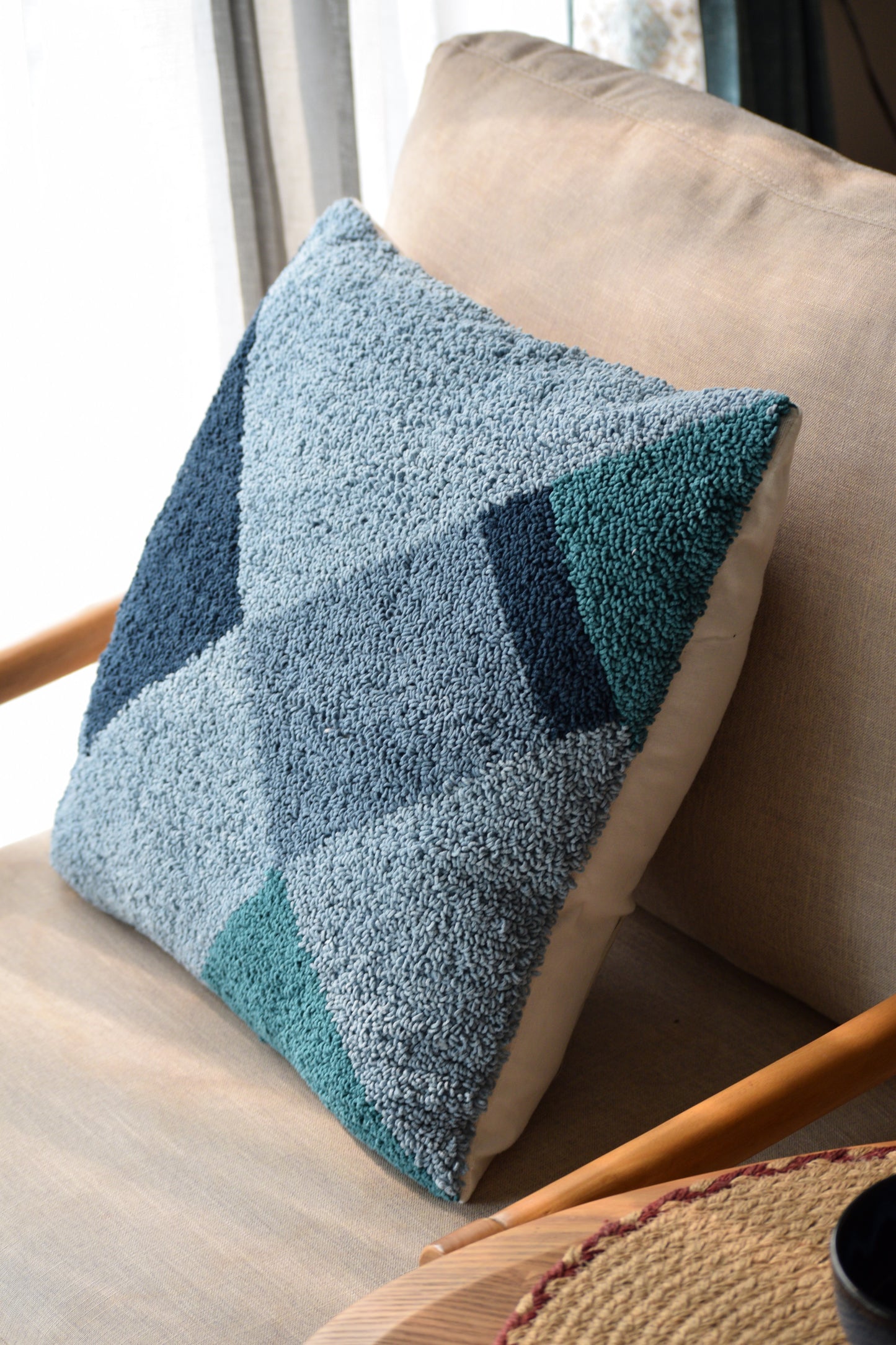 Mosaic (Blue) Cushion Cover